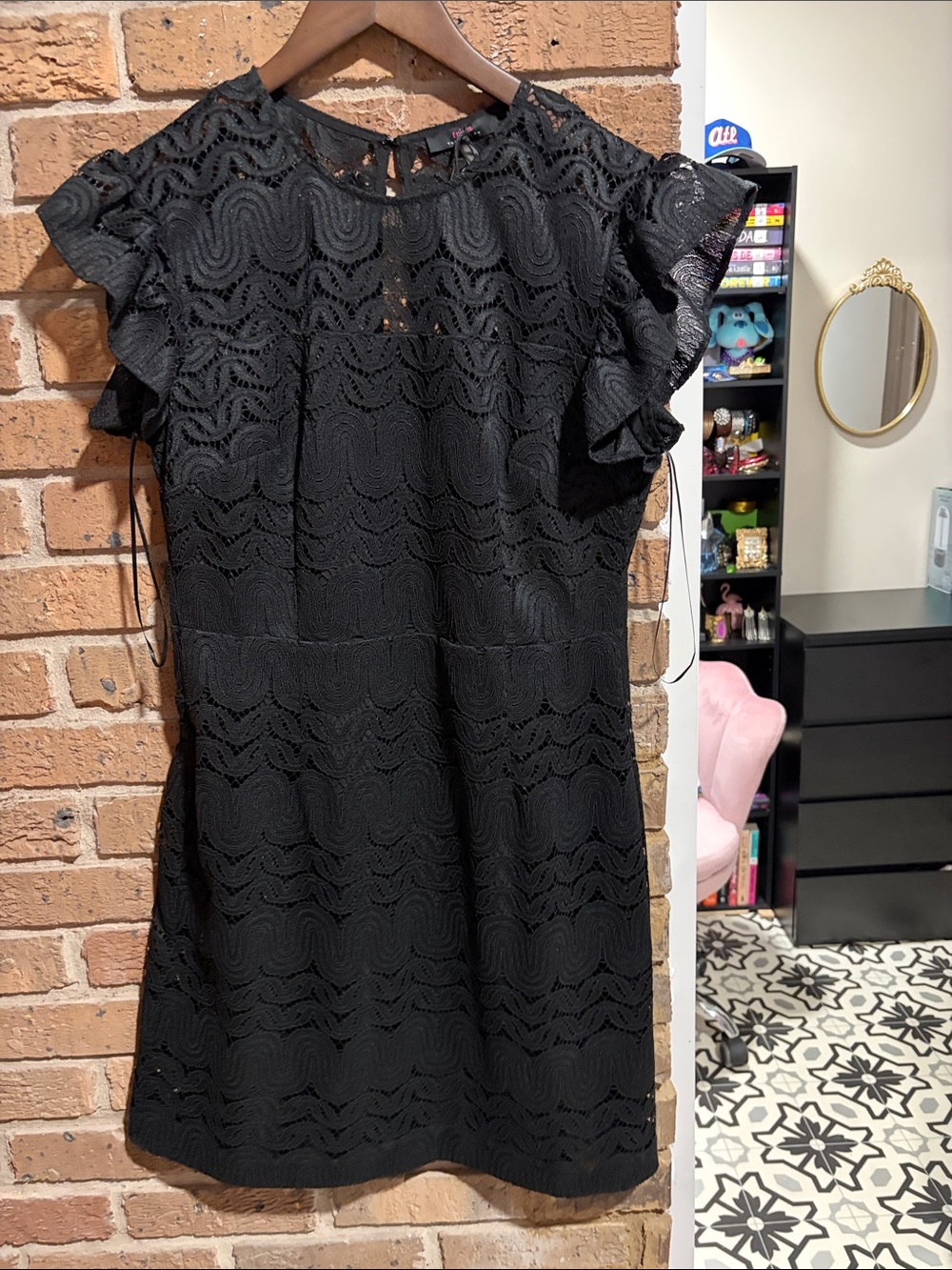Trina Turk Black Lace Dress